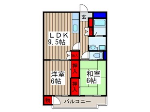 オークハイツ錦の物件間取画像